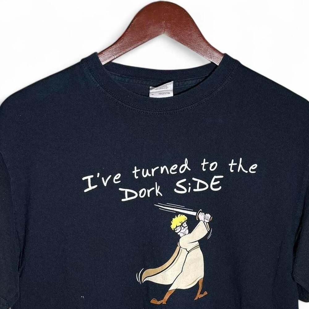 Gildan I've Turned to the Dork Side Parody T-Shirt Size M Black